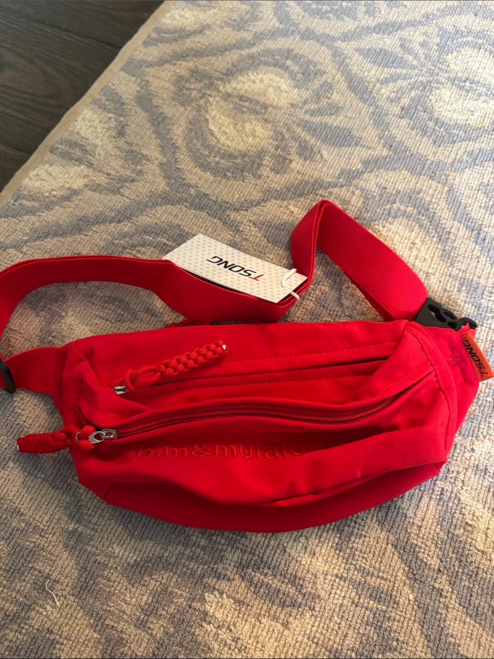 Red Men’s Belt Bag — Hands-Free Everyday Carry